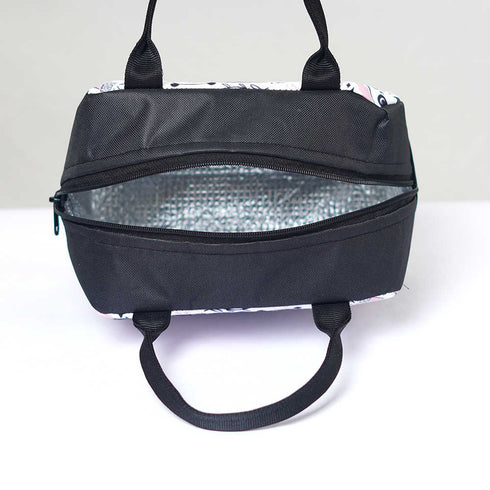 Personalised Cute Panda Printed Kids Lunch Bag With Handle