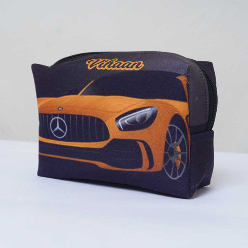 Personalised Car Printed Kids Box Pouch