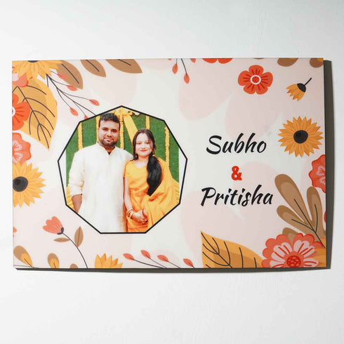 Personalised Couples Wall Hanging - Uncommongifts.in