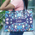 Personalised Floral Printed Box Bag