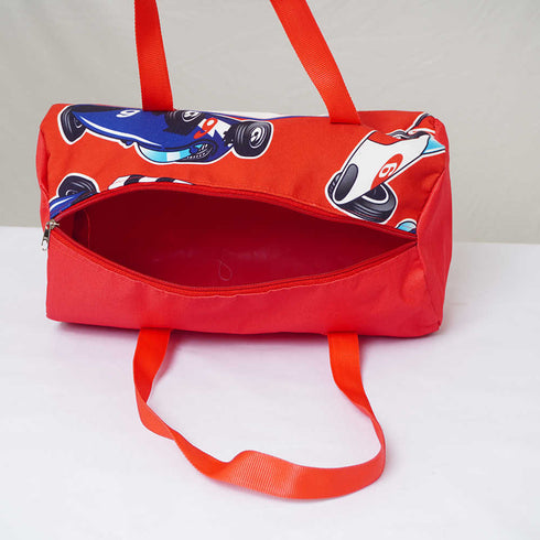 Personalised Car Printed Kids Swimming Duffle Bag