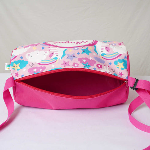 Personalised Unicorn Printed Kids Swimming Duffle Bag