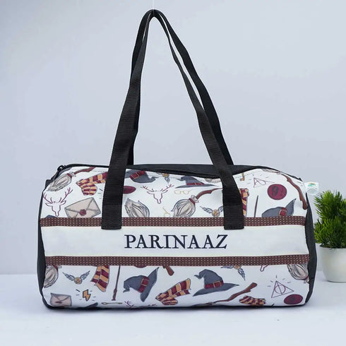 Personalised Swimming Duffle Bag with Plush Toy Combo for Kids