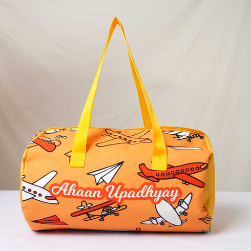 Personalised Airplane Printed Laptop Sleeve/Cover Kids Combo Gift Set