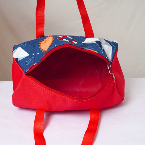 Personalised Duffle Bag & Box Pouch Kids Gift Combo