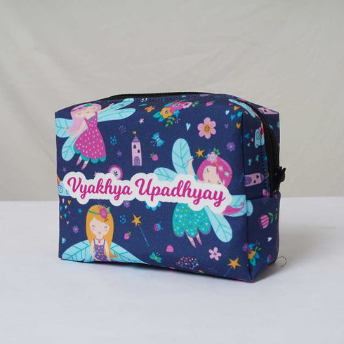 Personalised Fairy Duffle Bag & Box Pouch Kids Gift Combo