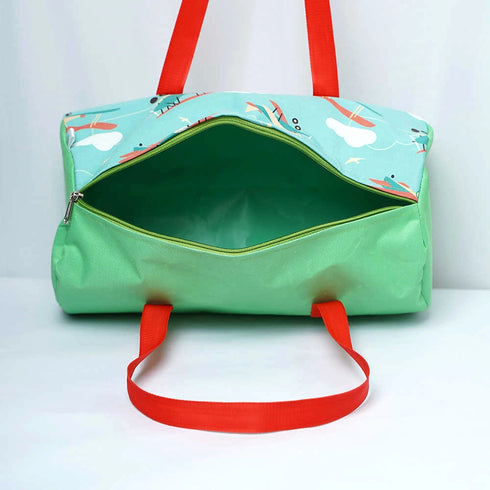 Personalised Airplane Printed Kids Swimming Duffle Bag