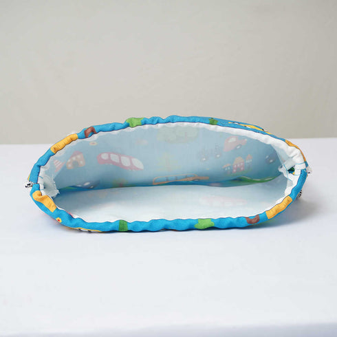 Personalised Car Printed Kids Drawstring Bag