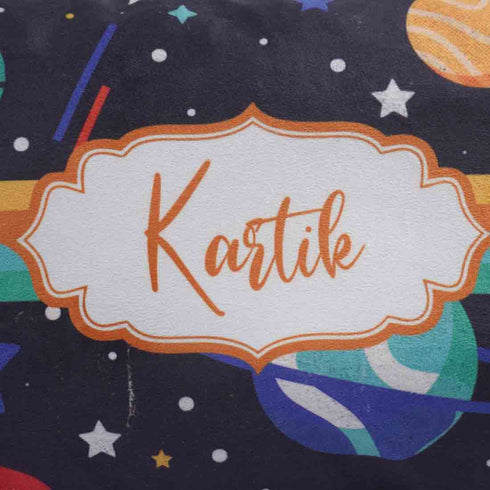 Personalized Star Printed Pillow - Uncommongifts.in