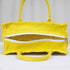 Personalised Yellow Jute & Canvas Lunch Bag - Uncommongifts.in