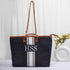 Black & White Luna Personalised Handbag - Uncommongifts.in