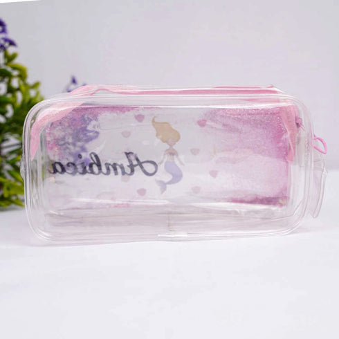 Personalised Mermaid Glitter Stationery Pouch
