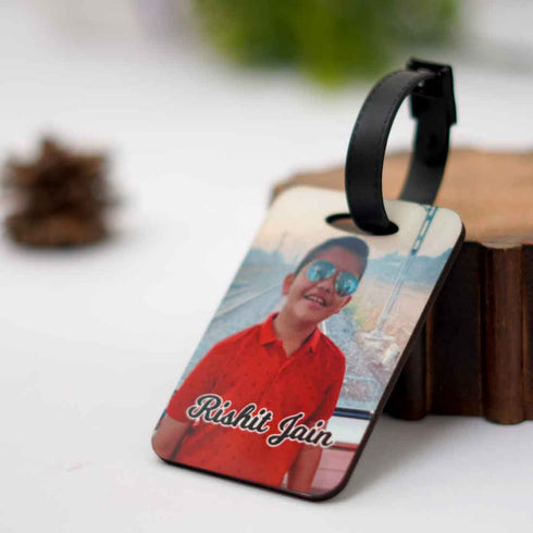 Personalized Photo Luggage Tag - Uncommongifts.in