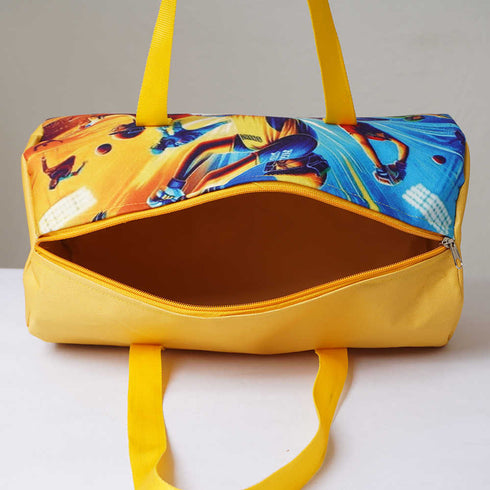 Personalised Cricket Printed Kids Swimming Duffle Bag