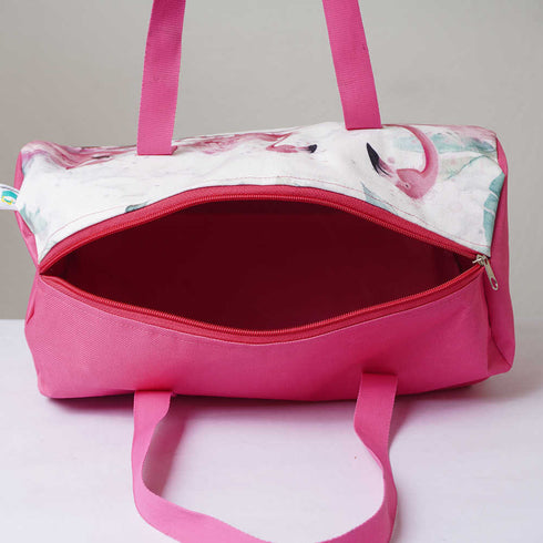 Personalised Flamengo Printed Kids Swimming Duffle Bag