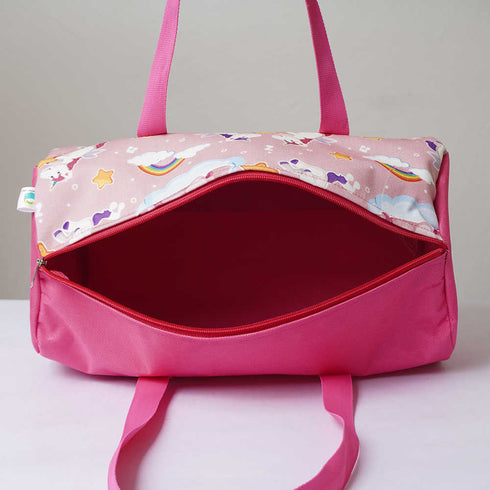 Personalised Unicorn Printed Kids Swimming Duffle Bag