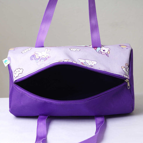 Personalised Unicorn Printed Kids Swimming Duffle Bag