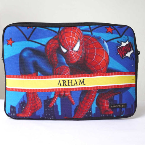 Personalised Laptop Sleeve/Cover & Box Pouch Kids Combo