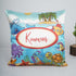 Personalised Fish Printed Cushion & Mug Kids Combo