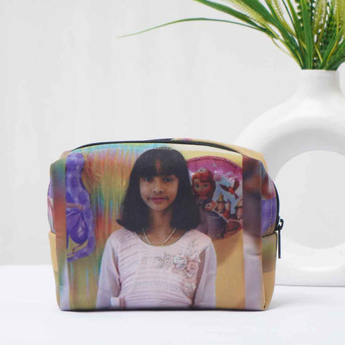 Personalised Photo Printed Box Pouch - Uncommongifts.in