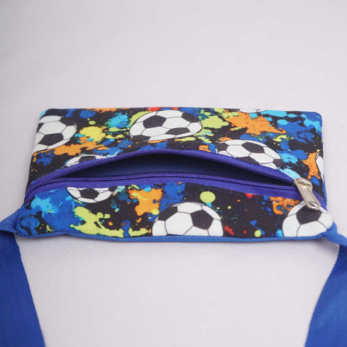 Personalised Football Printed Kids Waist Pouch