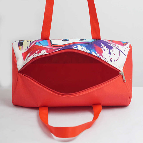 Personalised Car Printed Kids Swimming Duffle Bag