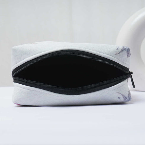 Personalised Floral Printed Box Pouch - Uncommongifts.in