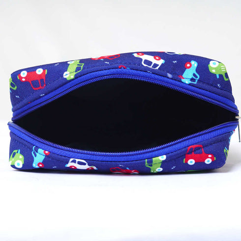 Personalised Car Printed Kids Duffle Bag & Box Pouch Gift Combo