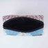 Personalised Blue Floral Printed Box Pouch - Uncommongifts.in