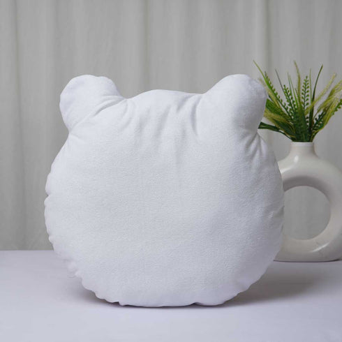 Cute Teddy Face Printed Cushion Pillow