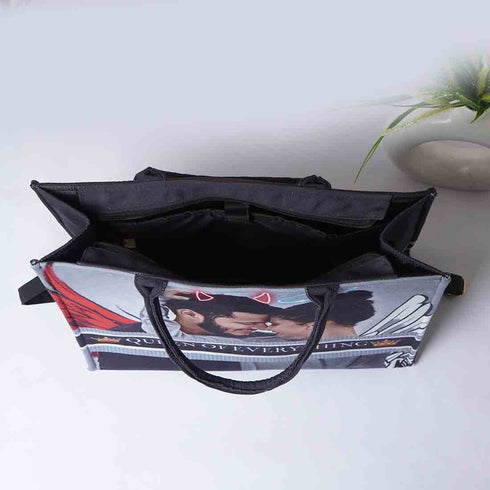 Personalised Photo Printed Box Tote Bag Combo Gift Set - Uncommongifts.in