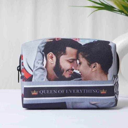 Personalised Photo Printed Box Tote Bag Combo Gift Set - Uncommongifts.in