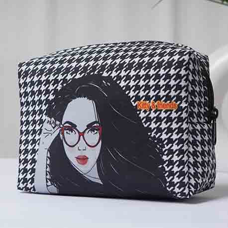 Beautiful Girl Printed Personalised Box Pouch - Uncommongifts.in