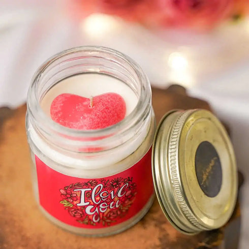 Personalised Candle For Valentine's Day