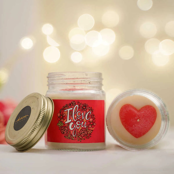 Personalised Candle For Valentine's Day