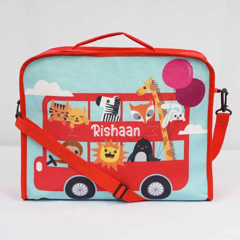 Personalised Kids Duffle Bag with Backpack Combo Gift Set