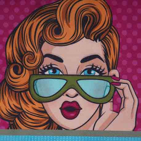 Personalised Beautiful Girl Printed Box Bag