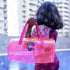 Personalised Kids Jelly Swimming Duffle Bag - Pink