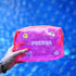 Personalised Large Jelly Travel Box Pouch for Kids - Pink