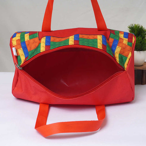 Personalised Puzzle Printed Kids Swimming Duffle Bag