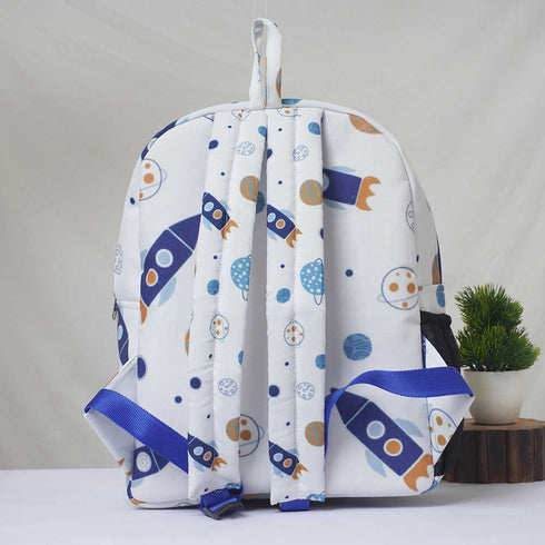 Personalised Space Printed Kids Bagpack Combo Gift Set
