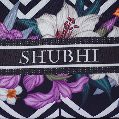 Floral Printed Personalised Laptop Sleeve/Cover