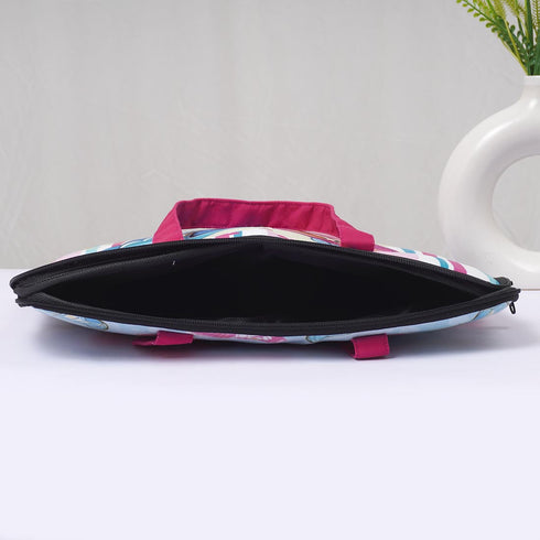 Customized Owl Printed Canvas Laptop Bag