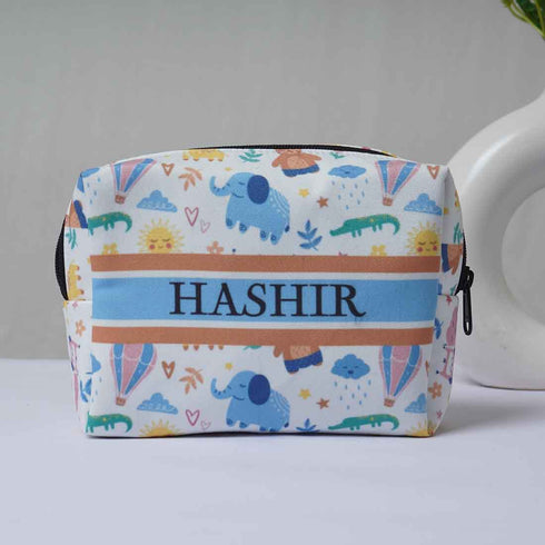 Personalised Elephant Printed Box Bag Combo Gift Set