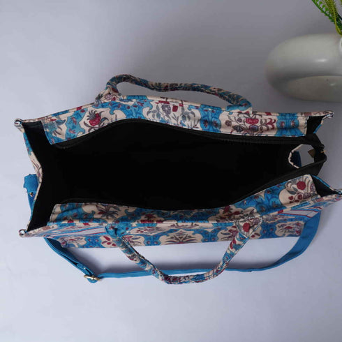 Personalised Floral Printed Box Bag Combo Gift Set