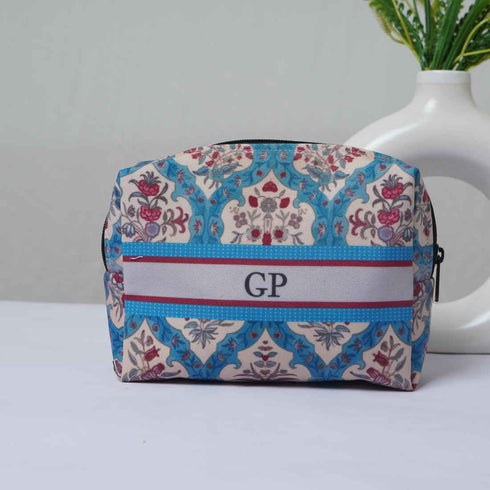 Personalised Floral Printed Box Bag Combo Gift Set