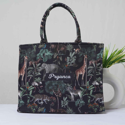 Personalised Animal Printed Box Bag Combo Gift Set