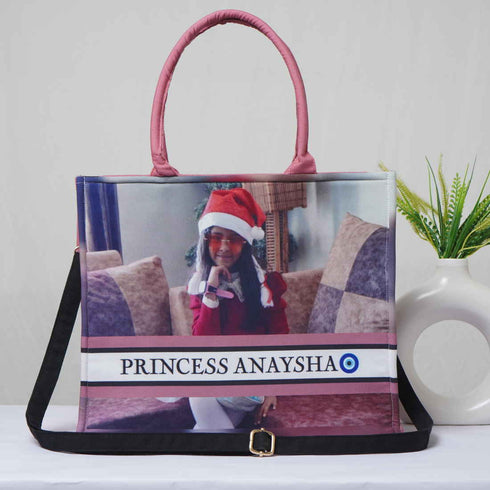 Personalised Photo Printed Box Tote Bag Combo Gift Set