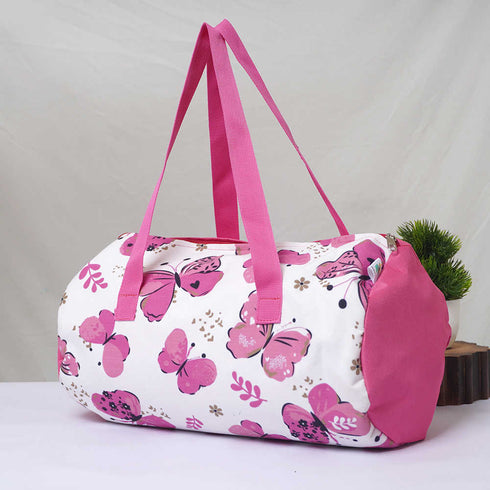 Personalised Butterflies Printed Kids Swimming Duffle Bag