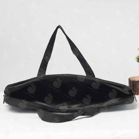 House Printed Canvas Laptop Bag - 15.6 inch